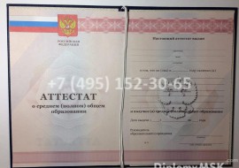 Аттестат 11 класс 2010-2013 года